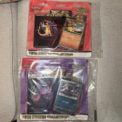 2 x Pokemon TCG Ascended Heroes Tech Sticker Collection | Gastly & Charmander - Image 1