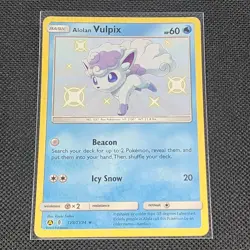 Alolan Vulpix - SV8/SV94 - Baby Shiny - Hidden Fates - Pokemon Card - NM/M - Image 1