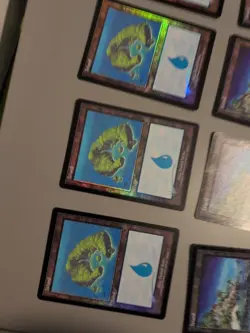 16x Basic land Islands MTG 16 Card. Invasion. Foil. Old Vintage. inc playsets - Image 2