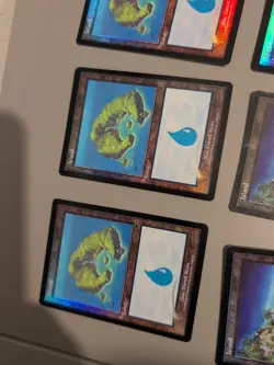 16x Basic land Islands MTG 16 Card. Invasion. Foil. Old Vintage. inc playsets - Image 3