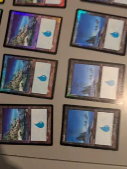 16x Basic land Islands MTG 16 Card. Invasion. Foil. Old Vintage. inc playsets - Image 5