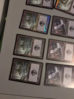 10 x Swamp. Basic Land MTG 10 Card. Invasion. Foil. Old Vintage Border. - Image 2