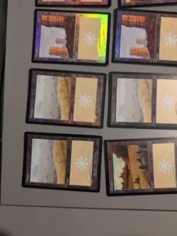 13 Plains. Basic Land MTG 13 Card. Invasion. Foil. Old Vintage Border. - Image 5