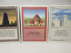 BASALT MONOLITH CASTLE BURROWING X3 MAGIC THE GATHERING REVISED MTG #120 - Image 4