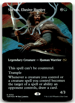 Surrak, Elusive Hunter (Borderless) R Tarkir: Dragonstorm 350 NM - Image 1