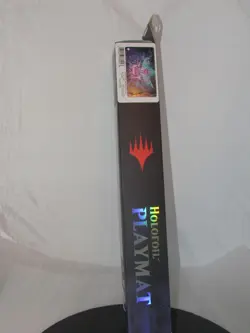 Crystal Apple AR-ENHANCED Holo Stitched edge PLAY MAT PLAYMAT ULTRA PRO MTG - Image 1