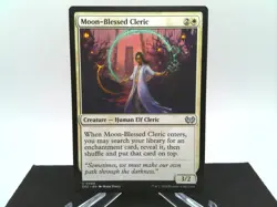 Moon-Blessed Cleric 0069 Commander: Duskmourn: House of Horror DSC MTG Magic - Image 1
