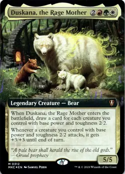 Duskana, the Rage Mother FOIL EXTENDED ART MKC Magic MTG NM - Image 1