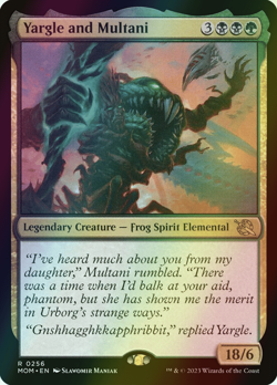 MTG Yargle and Multani Foil ** March of the Machine ** English - Image 1