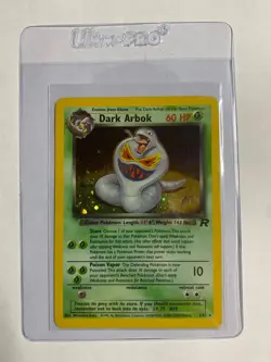 Pokemon TCG Dark Arbok Team Rocket 2/82 Unlimited Holo Holo Rare - Image 1