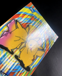 2000 Pokemon TV Animation Series 2 #132 Ditto Sticker #5 of 10 Blue Logo - Image 3