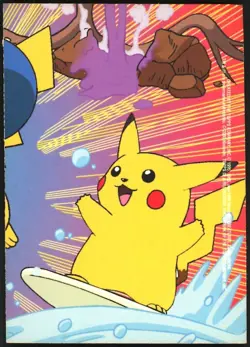 2000 Pokemon TV Animation Series 2 #132 Ditto Sticker #5 of 10 Blue Logo - Image 4