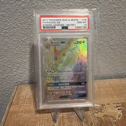 Pokemon Raichu GX Shining Legends Secret Rare Full Art #75 PSA 10 Gem Mint - Image 2
