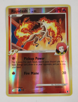 Rapidash 47/111 Reverse Holo Rising Rivals Pokemon Card LP - Image 1