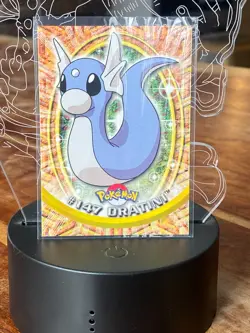 Dratini #147 Pokemon Topps 1999/2000 TV Animation Blue Logo Series 1 - Image 1