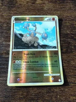 Pokemon Hitmontop 5/123 HeartGold Soulsilver HGSS Reverse Holo - Image 1