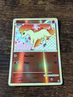 Pokemon Ponyta 72/102 HeartGold & Soulsilver HGSS Triumphant Reverse Holo - Image 1