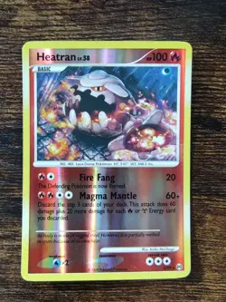 Heatran 3/99 Reverse Holo Platinum Arceus Pokemon - Image 1