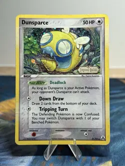 Dunsparce 31/92 Reverse Holo 2006 EX Legend Maker Stamped Pokemon Card MP - Image 1