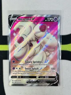 Alcremie V, #064/072, Shining Fates, Full Art, Pokemon Card, NM - Image 1