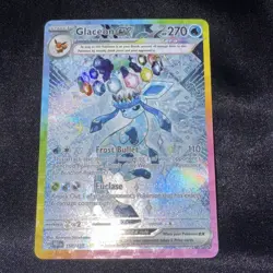 Pokemon TCG Glaceon EX Prismatic Evolutions Holo Card 150/131 SV - Image 5