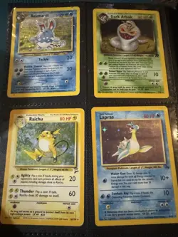 Pokemon Vintage Card Lot Base Jungle Fossil Team Rocket Pikachu Raichu Nintendo - Image 2
