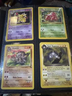 Pokemon Vintage Card Lot Base Jungle Fossil Team Rocket Pikachu Raichu Nintendo - Image 5