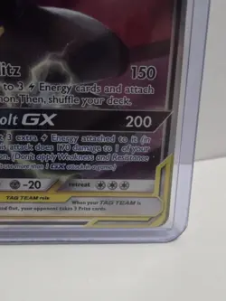 *TAG TEAM ULTRA RARE* Pokemon Pikachu & Zekrom GX 33/181 Sm-Team Up Holo 240HP - Image 4