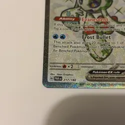 Pokemon Card Froslass ex 217/182 Paradox Rift Ultra Rare Full Art NM+ - Image 2