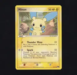 Pokemon TCG, Minun 4/17 Holo And Minun 12/17 (Pop Series) - Image 2