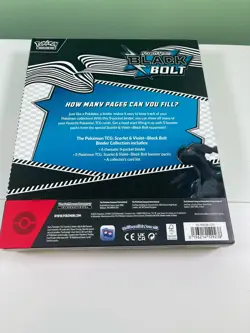 Pokemon TCG Scarlet & Violet Black Bolt Binder Collection *NEW & SEALED* - Image 2