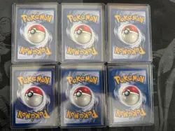 Pokemon Lot 6 Cards - 1st Edition Team Rocket Eevee + Light Vaporeon Flareon Dar - Image 2