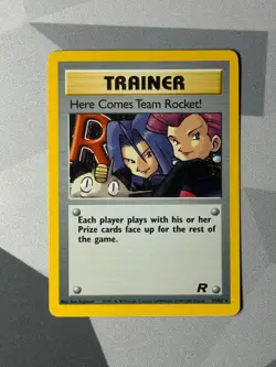 Pokemon Cards Here Comes Team Rocket! 15/82 Team Rocket Holo Rare - Image 1