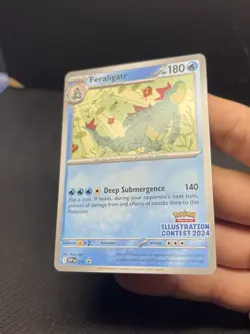 Pokemon Illustration Contest 2024 Feraligatr SVP 213 Black Star Promo - Image 4