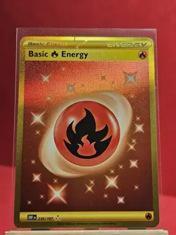 Pokemon Basic Fire Energy 230/197 Obsidian Flames Hyper Rare NM/M - Image 1