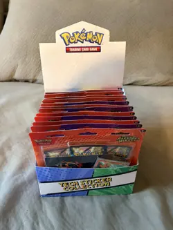 Pokemon Ascended Heroes Tech Sticker Collection Display (12-3 pack blisters) - Image 1