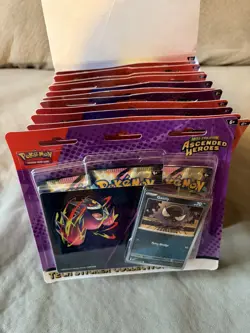 Pokemon Ascended Heroes Tech Sticker Collection Display (12-3 pack blisters) - Image 5