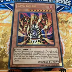 Yugioh Lava Golem SDMA-EN014 1st Edition LP - Image 1