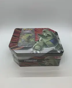 Pokemon TCG Tyranitar V Strikers Factory Sealed 5-Pack Tin - Image 5