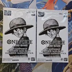 3rd Anniversary Treasure Campaign Pack One Piece Card Game English Sealed X6 Lot - Image 4
