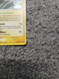 Pokemon Tgc Electabuzz 22/115 EX Unseen Forces Rare Stamped Reverse Holo NM+ - Image 4