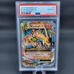 2016 Pokemon XY Evolutions M Charizard EX 13/108 PSA 10 Gem Mint - Image 1