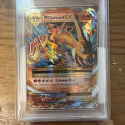 2016 POKEMON XY EVOLUTIONS #13 M CHARIZARD EX PSA 10 - Image 1