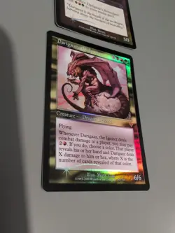 Darigaaz, the igniter & Attendant.MTG 2 Card. Invasion. Foil Old Vintage Border. - Image 4