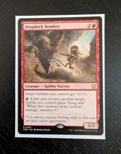 DROPKICK BOMBER Rare Foundations Near Mint Magic: The Gathering Card - Image 1