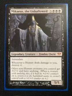 Mikaeus, the Unhallowed Dark Ascension 70/158 Regular Mythic MTG VLP - Image 1