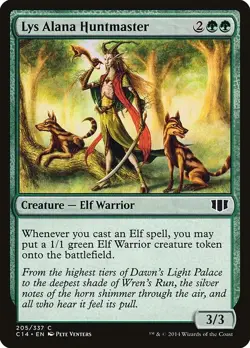 Lys Alana Huntmaster 1x MTG Commander 2014 NM - Image 1