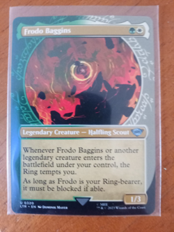 Frodo Baggins Magic The Gathering Lord Of The Rings SHOWCASE 320 MTG Rare Hobbit - Image 1