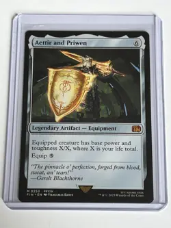 Aettir and Priwen 253 MTG Final Fantasy 2025 Near Mint Non Foil Mythic Rare - Image 1