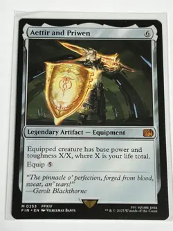 Aettir and Priwen 253 MTG Final Fantasy 2025 Near Mint Non Foil Mythic Rare - Image 2